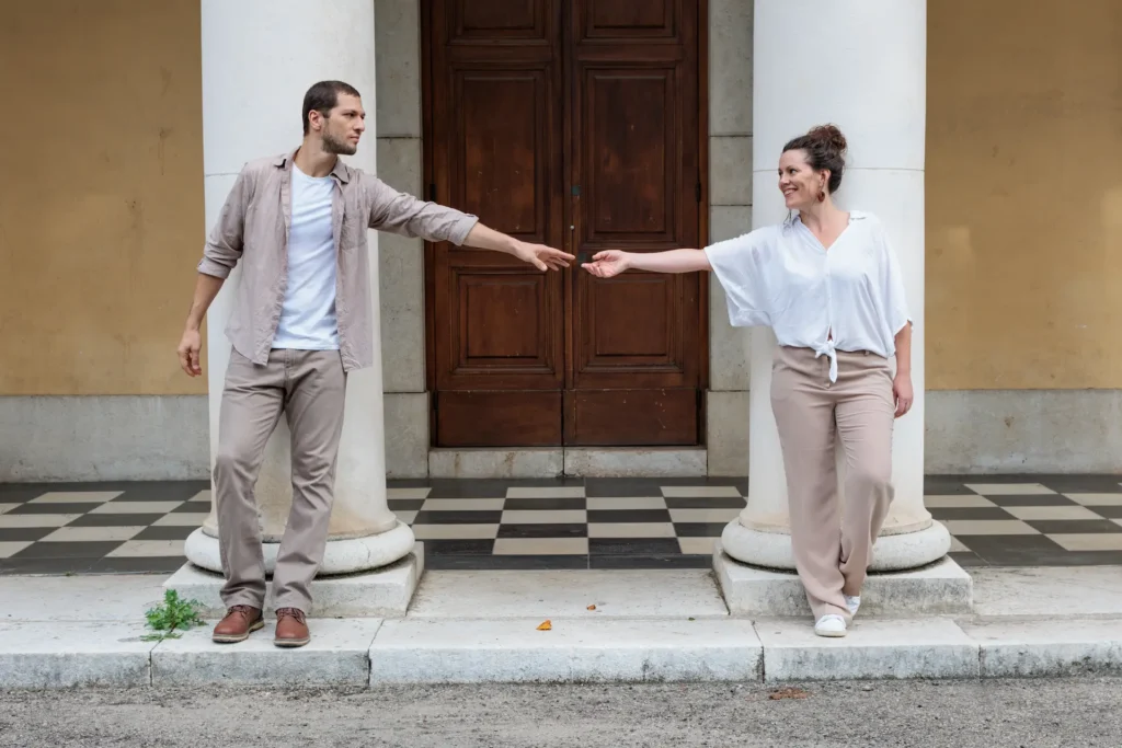 Amour en ville : séance couple à Grenoble